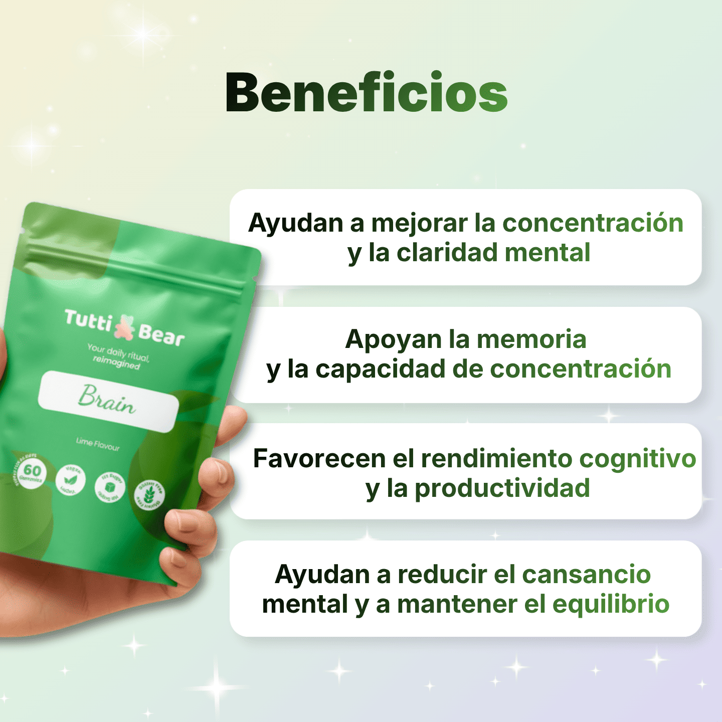 Gominolas para Enfoque y Concentración