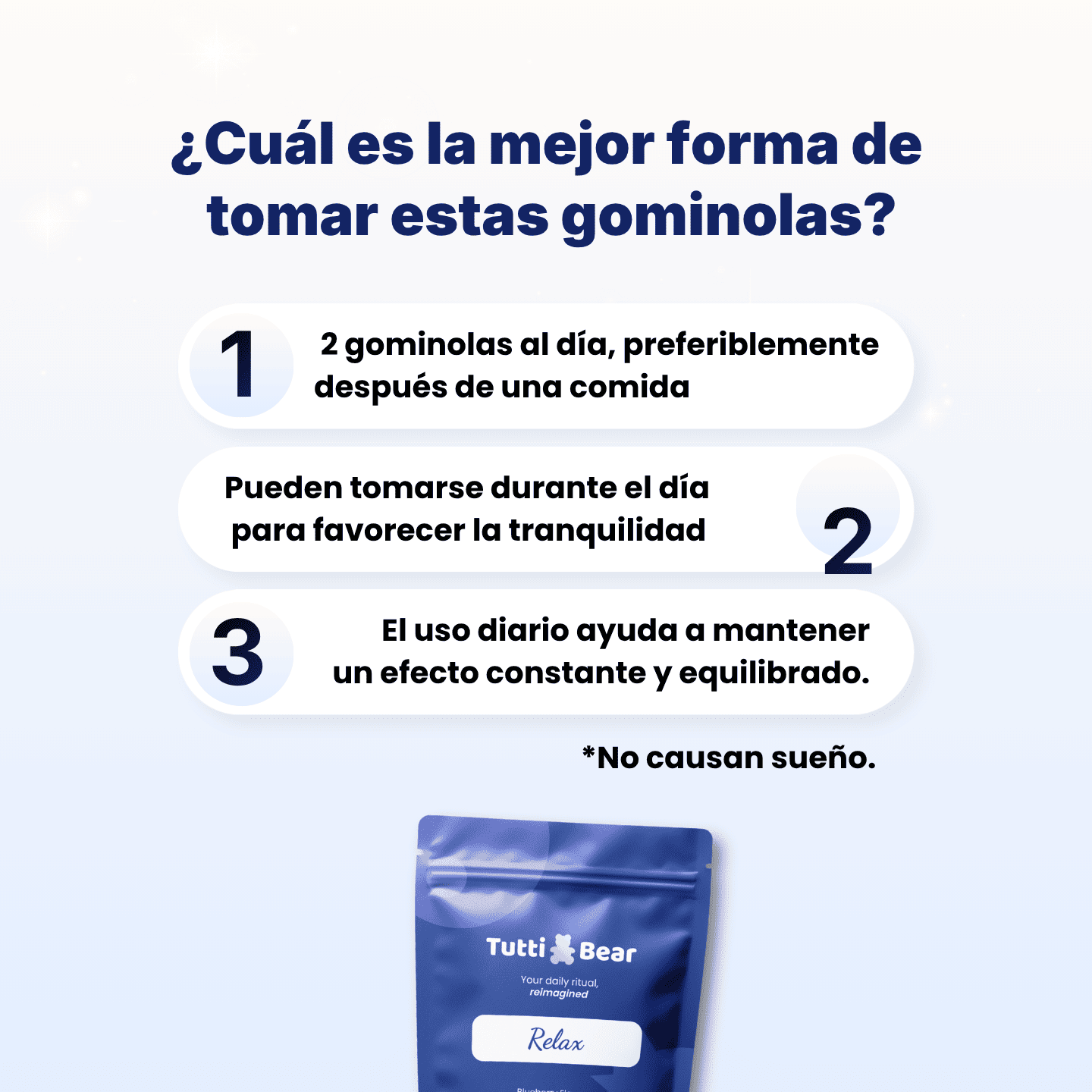 Gominolas para el Alivio del Estrés