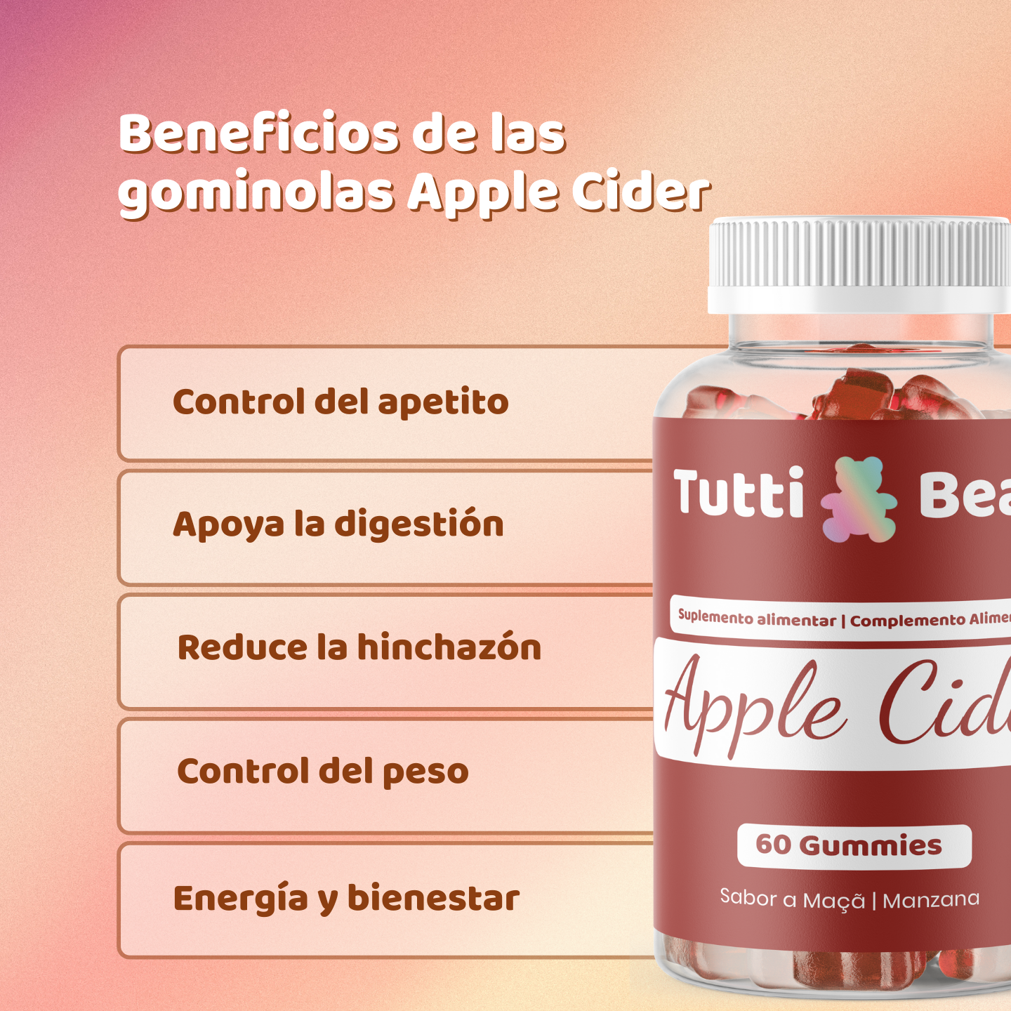 Gominolas de Vinagre de Manzana