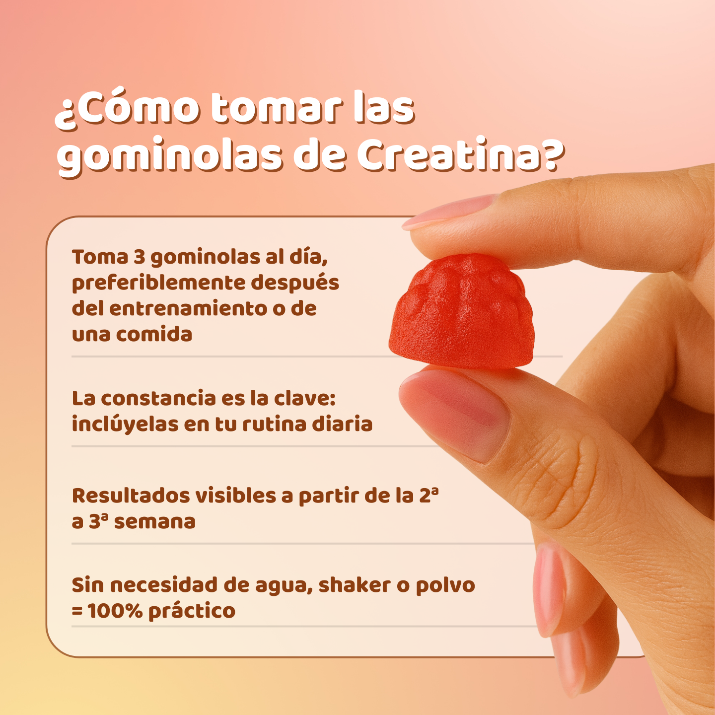 Gominolas de Creatina