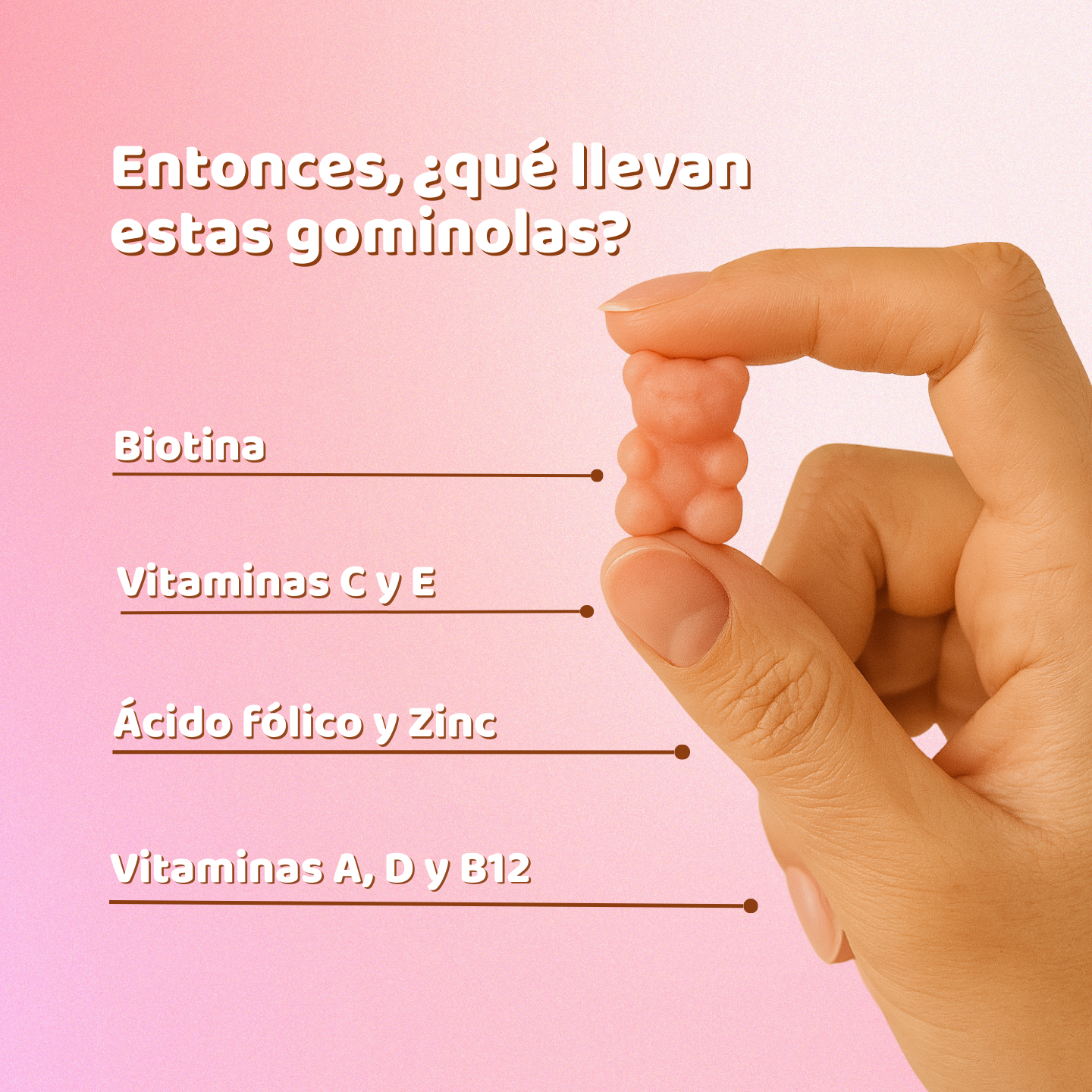 Gominolas para el Crecimiento del Cabello