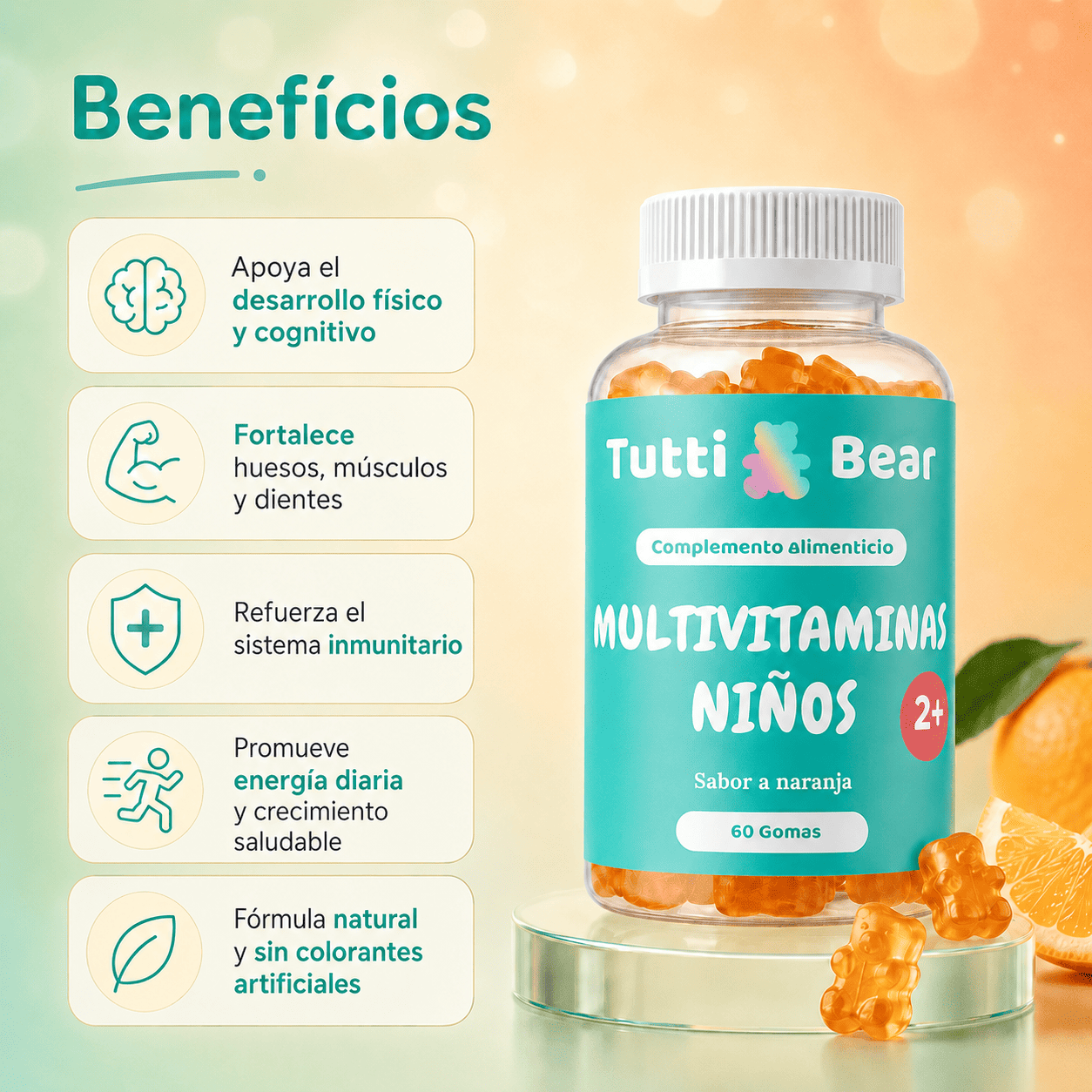 Gominolas Multivitamínicas para Niños (+2 años)