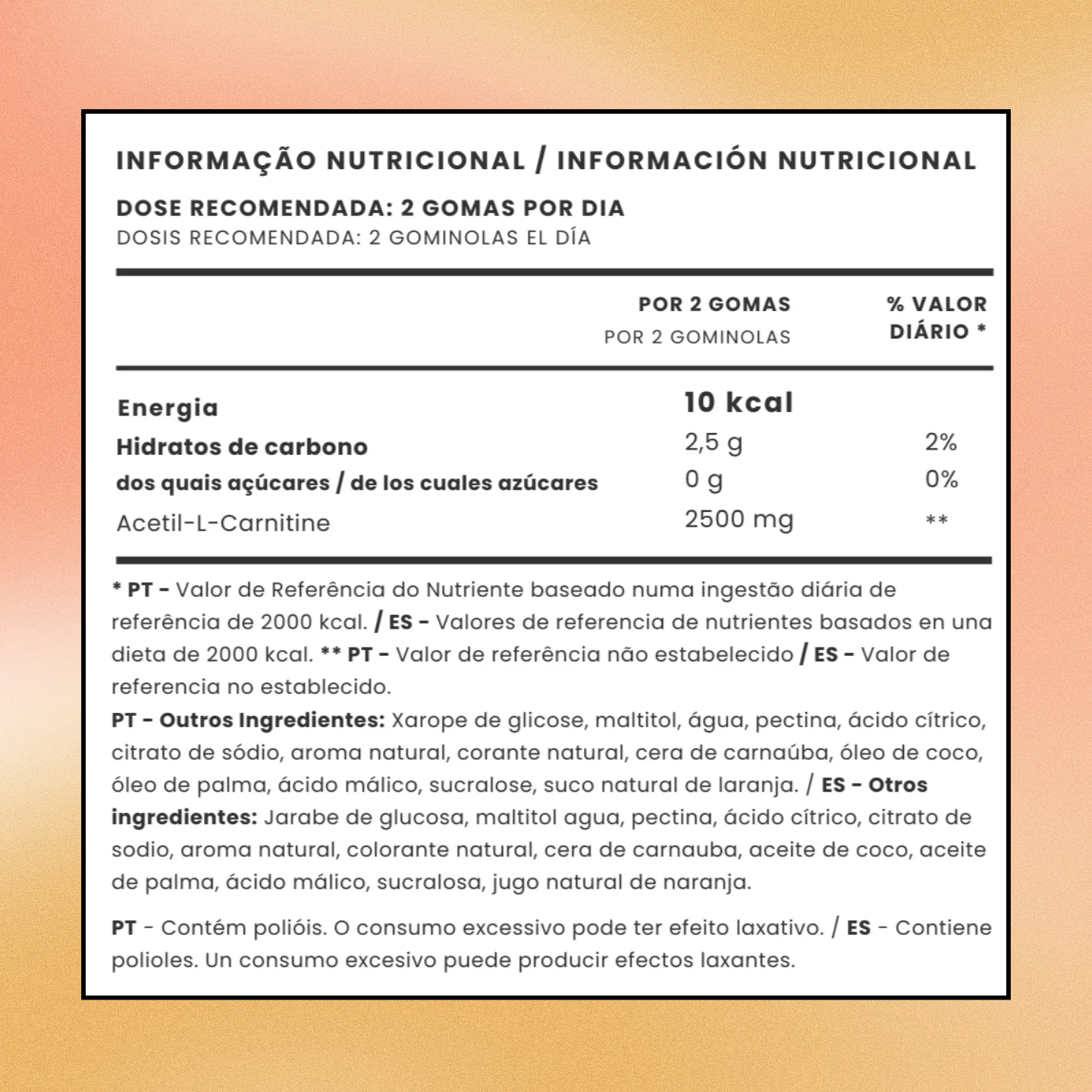 Gominolas L-Carnitina