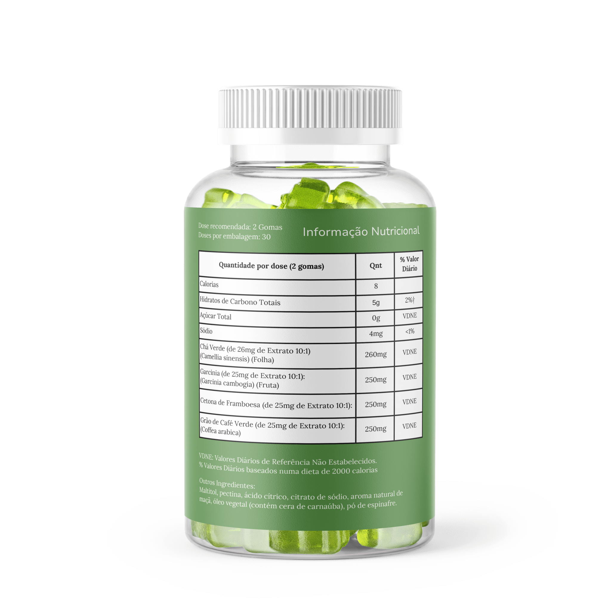 Green Tea Energy Gummies - TuttiBear
