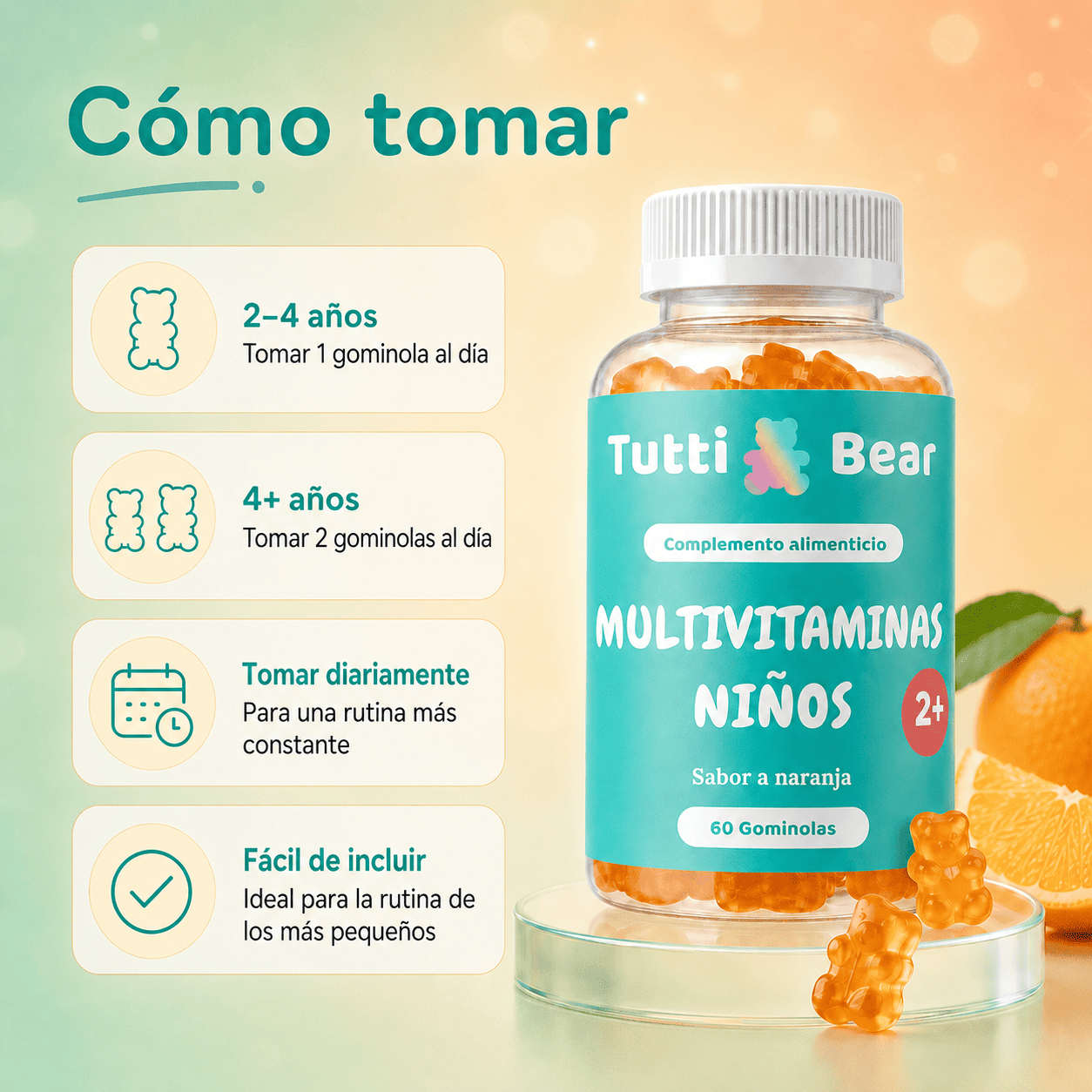 Gominolas Multivitamínicas para Niños (+2 años)