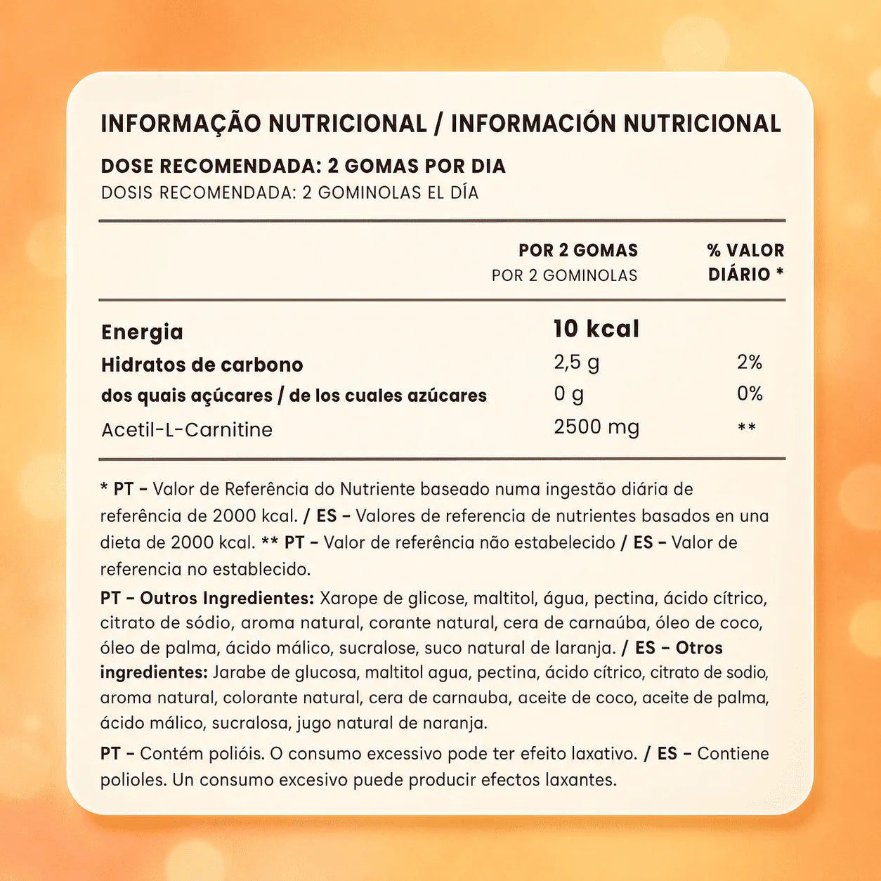 Gominolas L-Carnitina